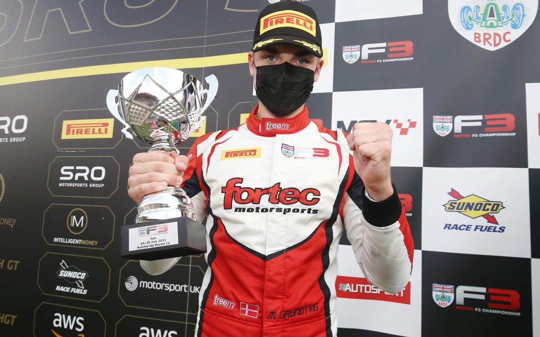 Race winner Mikkel Grundtvig remains with Fortec for second GB3 season