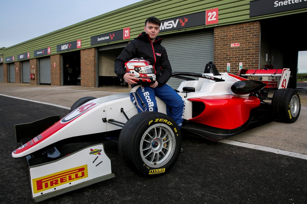 Zak Taylor graduates to GB3 and completes Fortec line-up